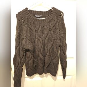 Denver Hayes Charcoal Knit Pullover